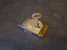 1 x Salvaged Vintage Drawer Cupboard Door Bureau Lock With One Key
