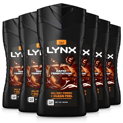 Lynx dark temptation shower - 6x,