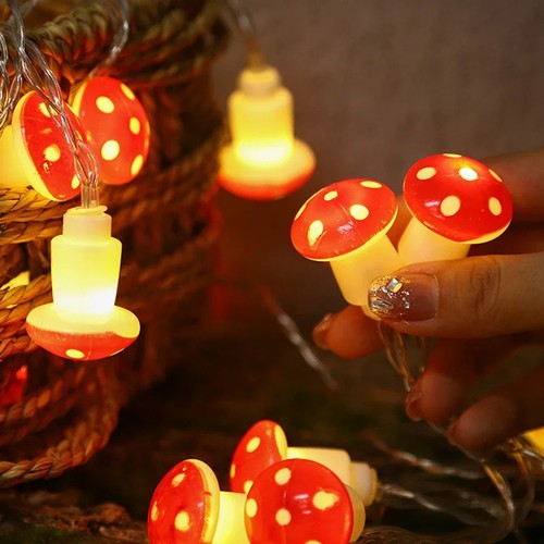 Mushroom led string fairy - mushroom,
