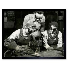 Vintage B&W Factory Industry