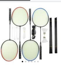 4 Player Badminton Set w/