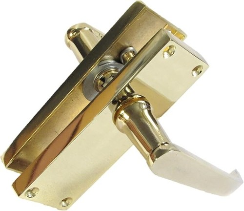 Brass door handles interior - brass,