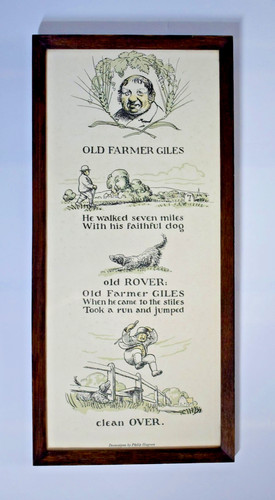 Antique old farmer giles - farmer,
