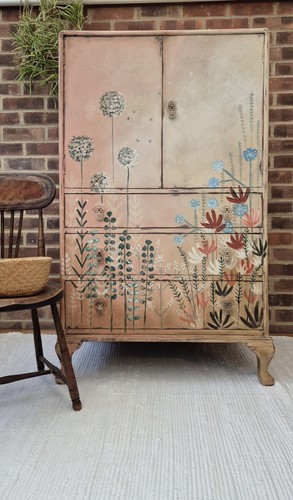 Antique floral painted - antique,