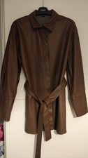 Chocolate Brown Faux Leather