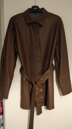 Chocolate brown faux leather - chocolate,