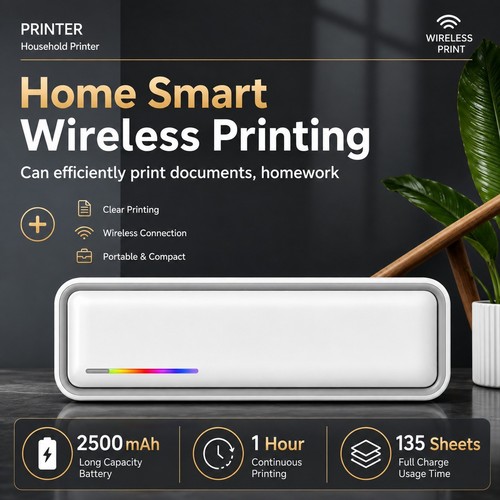 Inkless thermal printer - inkless, x9