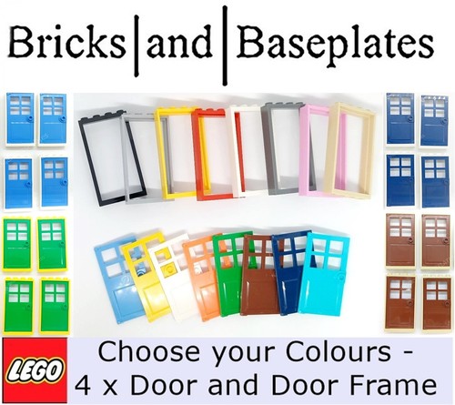 Lego door frame - frame, doors