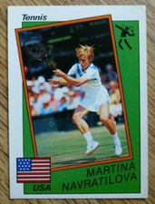 Martina Navratilova - Panini Supersport Sticker (1987) - #195