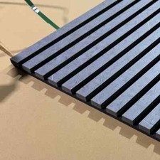 Stone Grey Acoustic Wood Panel