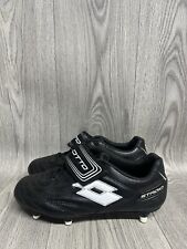 Lotto Stadio Classic Black Football Boots UK Size 3.5 Brand New 