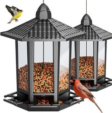 2 Pack Bird Feeders for