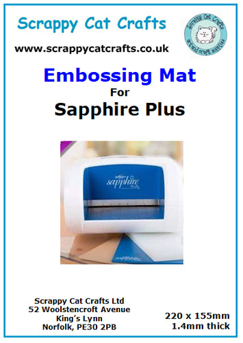 Natural rubber embossing mat - natural,
