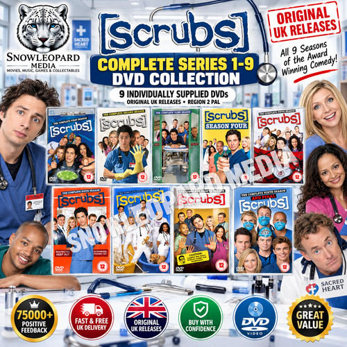 Scrubs complete series dvd - complete, 1-9