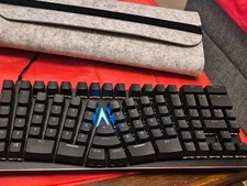 X-BOWS Lite Ergonomic Keyboard, Mechanical Gaming Keyboard with White Backlight,