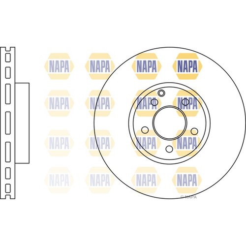 Brake discs vented for - 2x,