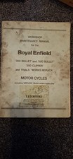 WORKSHOP MANUAL ROYAL ENFIELD 350 / 500 BULLET CLIPPER original