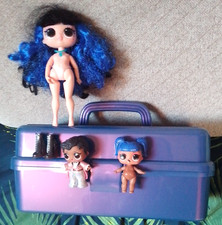 LOL Doll Blue Metallic Storage