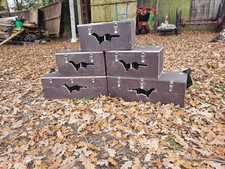 Double FERRET Carry Box handmade pest control 