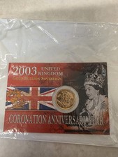 2003 Gold Bullion Sovereign