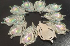 10 x AB Peacock Feather Resin