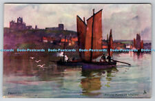 R737967 Fishing Boats at Whitby Raphael Tuck and Sons Oilette Postcard 8501