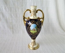 COALPORT HAND PAINTED VASE