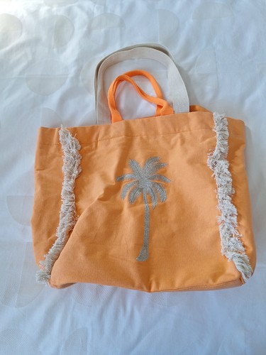 Orange gold canvas - canvas, palm