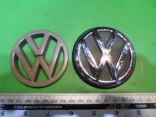 2 x Old VW Car Badges / Mascot