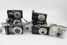 Assorted Digital Compact Cameras Inc Panasonic Lumix Job Lot x 8