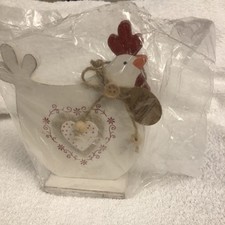 Chicken Ornament In Wood