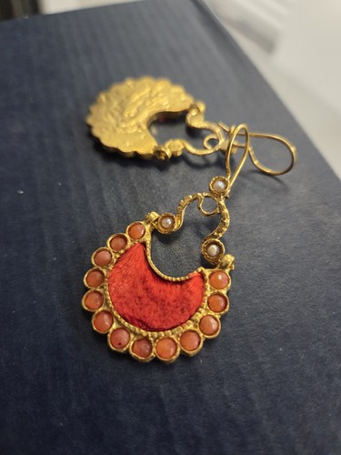 Gold plated bronze tiklari - gold,