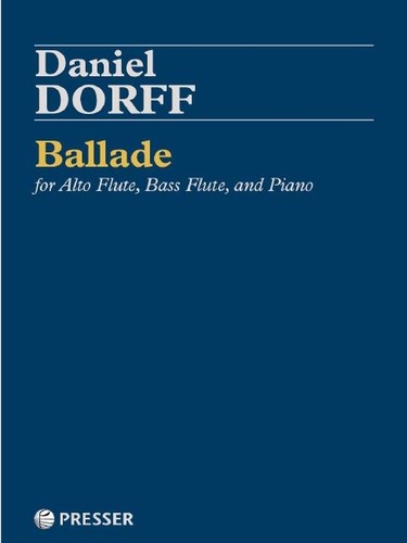 Ballade score and parts alto - score,