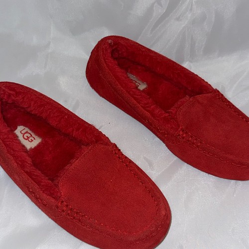 Ugg ansley 1106878w red - red, suede