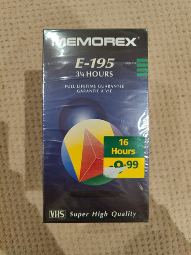 Memorex 195 vhs - e-195,