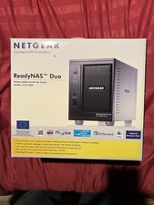 Netgear ReadyNAS Duo Rnd2000 v2 NAS server 2 bays PSU, NO HARD DRIVES INSTALLED