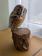Hand Carved And Painted Tawny