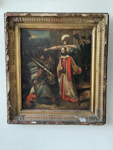 Balkan war scene - ,, oil