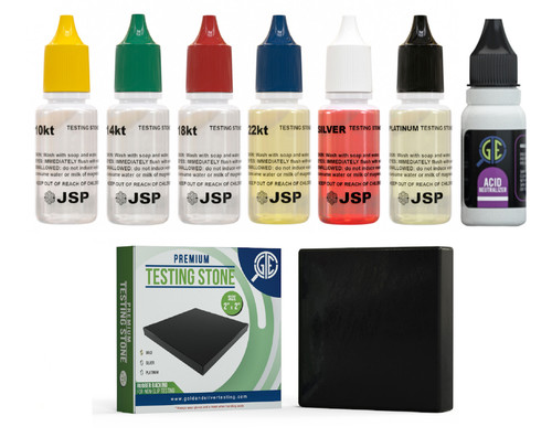 Gold silver test kit 10k - kit, 14k