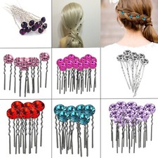 Pearl Hair Pins Silver
