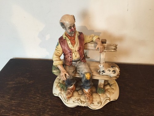 Vintage capodimonte figurine - vintage,