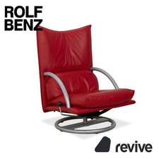 Rolf Benz BMP 418 Leather Armchair Red