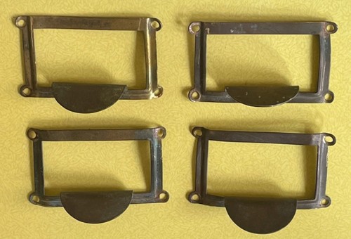 Vintage 1950 brass index - 1950’s,