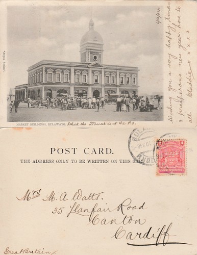 Rhodesia wales bulawayo 1d - rhodesia,