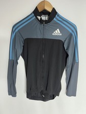 Adidas Cycling Jersey Adistar Long Sleeve | Ladies | Grey/Black/Blue | Medium |