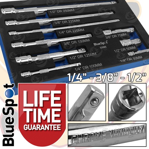 9pc extension bars - 1/4", 3/8"