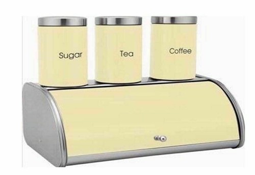 4pc storage set - bread, tea