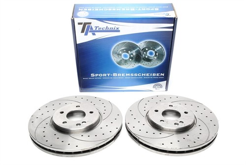 Sport brake disc set for