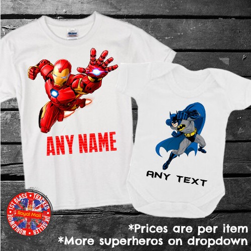 Personalised iron man batman - personalised,