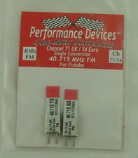 40Mhz Futaba Single Conversion FM TX/RX Crystal Set UK CH71 / Euro CH54 40.715Mh